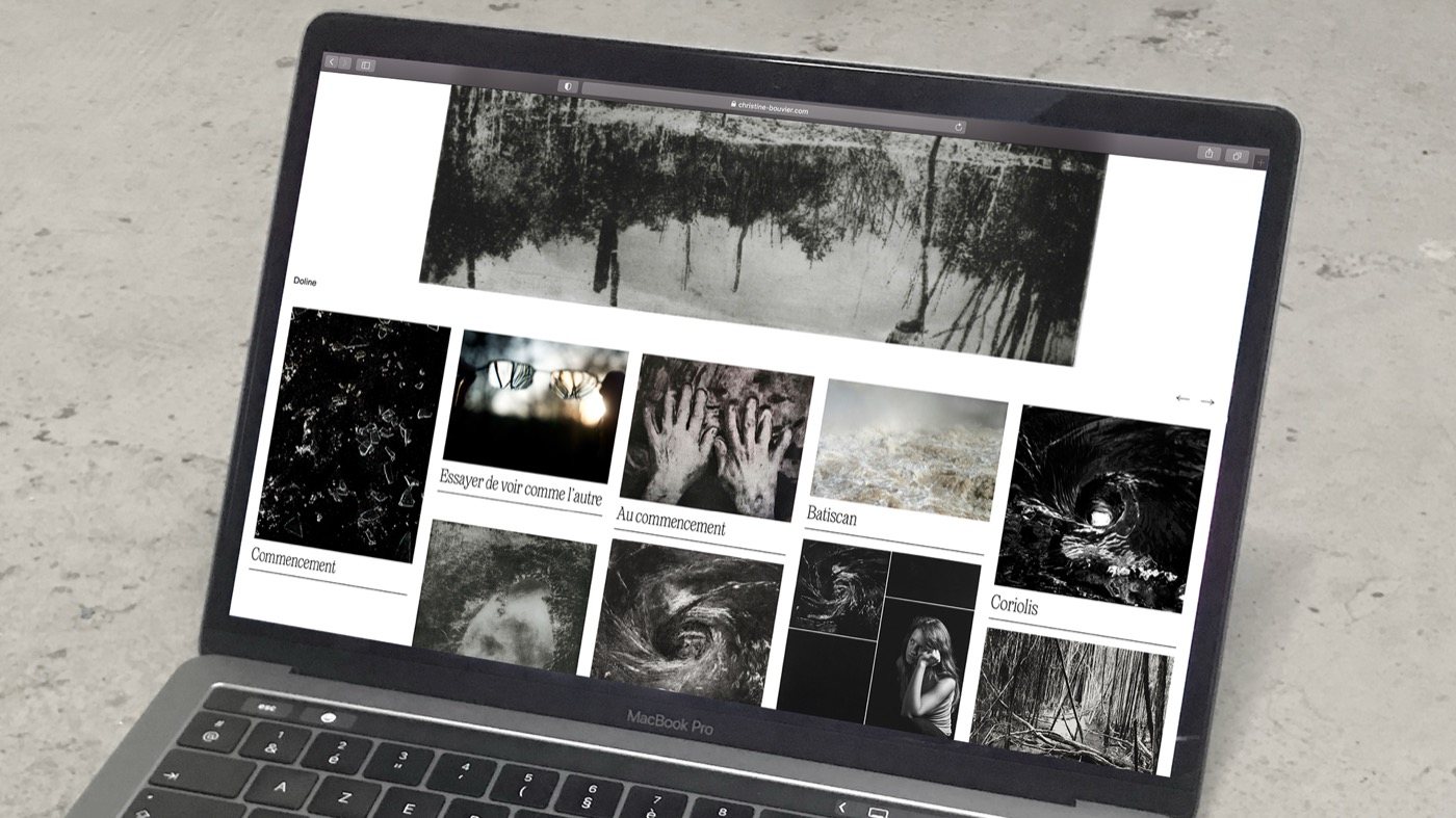 Christine Bouvier — site web